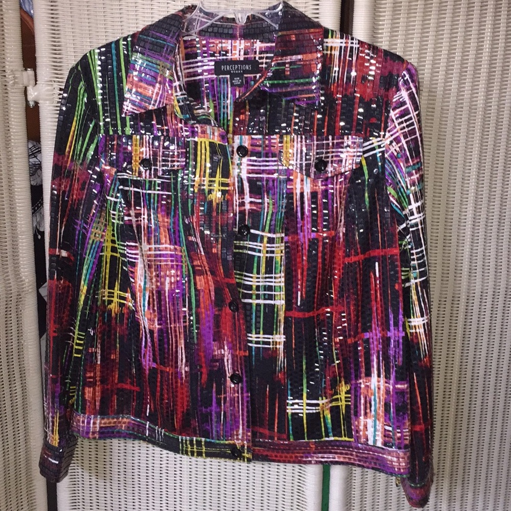 Perceptions Multicolored Jacket - image 1